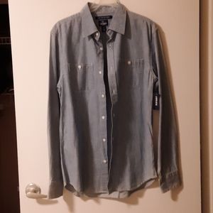 Men's shirt M 100% cotton denim